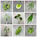 Artificial Green Flowers Manufacturer - TH1553 for Mori Wedding Decoration Green Flower Runners