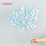 Artificial Willow Branches Manufacturer - TH1541 High-quality Silk Leaf 5 Branches for Wedding Decor