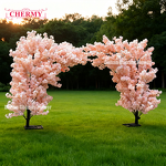 Artificial Cherry Blossom Tree Arch Manufacturer - Wholesale Pink White Indoor Flower Stand for Party Wedding