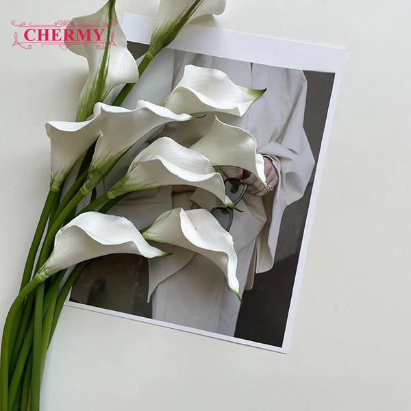 Artificial Calla Lily Manufacturer - TH1565 EVA Flower Realistic Stem for Wedding & Interior