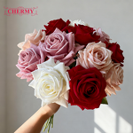 Artificial Rose Manufacturer - Best Seller Real Touch Red for Valentine's Day