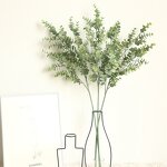 Artificial Eucalyptus Leaves Manufacturer - Wholesale 3 Branches Real Touch Fake Plants