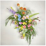 Artificial Flowers Arrangements Manufacturer - TH1490 Durable Outdoor for Window Floor and Aisle Wedding