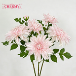 Artificial Dahlia Manufacturer - TH1557 Factory Wholesale Silk High Quality Pink for Home Table