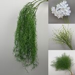 Artificial Wall Hanging Plants Manufacturer - Dalian Chermy TH1436 Hot Selling Green Plastic for Office & Party