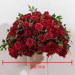 Artificial Blue Flower Ball Manufacturer - for Table Centrepiece Wedding Decoration
