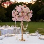 Artificial Silk Flower Ball Manufacturer - OEM Decorative for Wedding Event Table Centerpieces