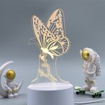 LED Night Light Manufacturer - Custom Logo USB Creative Acrylic for Valentine's Day