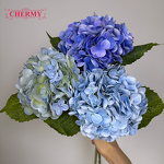 Artificial Hydrangea Manufacturer - DC112 Real Touch Blue for Wedding Table Centerpieces
