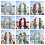 Artificial Flower Arch Manufacturer - 2026 New Customized White Rose Baby Breath Luxurious for Party