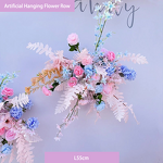 Artificial Wedding Props Manufacturer - 2026 New Blue Pink Flower Road Lead for Event Party Stage