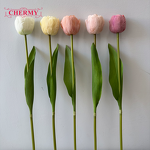 Artificial Tulips Manufacturer - Dalian Chermy DC101 Real Touch for Home & Wedding Decoration