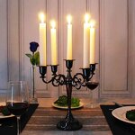 Metal Candelabra Manufacturer - 5 Arm for Weddings Table Centerpieces Taper Luxury Candles Holder