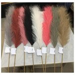 Artificial Pampas Grass Manufacturer - Faux Fluffy Cream 120 cm for Decor