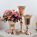 Metal Flower Vase Manufacturer - Wedding Party Table Centerpieces Flower Stand