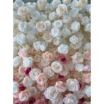 Artificial Flower Wall Backdrop Manufacturer - Custom High-End Pink Gradient for Wedding Party