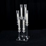 Acrylic Candle Holder Manufacturer - Clear Candelabra for Table Centerpiece Wedding Valentine's Party