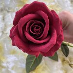 Artificial Velvet Red Roses Manufacturer - DropShipping Factory Wholesale Single