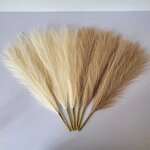 Artificial Pampas Grass Manufacturer - 7 Forks 45cm for Wedding Decor
