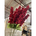 Artificial Delphinium Manufacturer - Handmade Factory Direct Long Steam Silk Purple