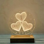 LED Night Light Manufacturer - Custom Mother's Day Creative 3D for Room