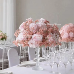 Artificial Silk Flower Ball Manufacturer - OEM Decorative for Wedding Event Table Centerpieces