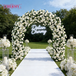 Artificial Flower Arch Manufacturer - with Stand Colorful Silk Rose Romantic Wilderly Bride Gender Reveal