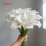 Artificial Calla Lily Manufacturer - Dalian Chermy TH753 Wholesale EV Touch for Home Hotel Dining Table