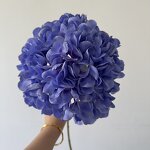 Artificial Hydrangea Manufacturer - CM-DC039 Fast Shipping Silk Large Head Blue for Wedding Centerpieces