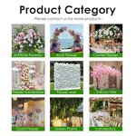 Artificial Flower Ball Manufacturer - 40cm to 80cm Large Rose Silk White for Wedding Table Centerpieces