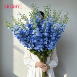 Artificial Delphinium Manufacturer - Dalian Chermy 120cm Hot Pink Silk for Wedding Party
