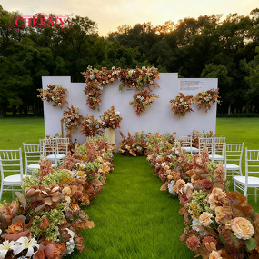 Artificial Wedding Flower Art Manufacturer - TW035 Dalian Chermy New Autumn for Event Stage