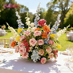 Artificial Aisle Flower Manufacturer - 2026 New Purple for Wedding Walkway Table Decoration