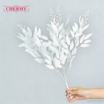 Artificial Willow Branches Manufacturer - TH1541 High-quality Silk Leaf 5 Branches for Wedding Decor