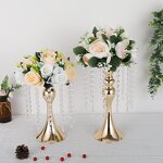 Crystal Flower Stand Manufacturer - Cheap Price Pendant Silver Gold Metal Vase for Table Decoration