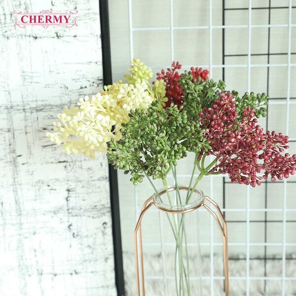 Artificial Berry Stem Manufacturer - Wholesale Cheap Red Berries for Christmas Decoration