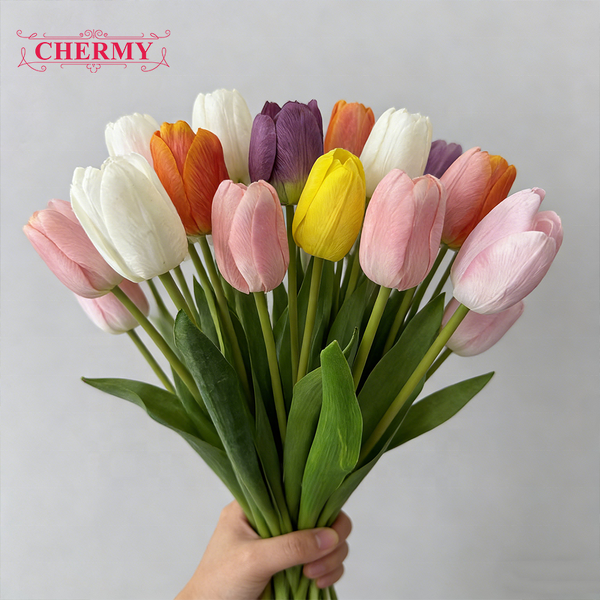 Artificial Tulip Manufacturer - Dc115 Real Touch for Christmas Wedding Home Decoration