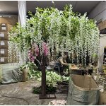 Artificial Wisteria Tree Manufacturer - OEM Large Wisteria Flower for Outdoor Wedding Decor