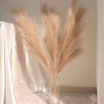 Artificial Faux Pampas Grass Manufacturer - CHERMY Wholesale Large Reed Branch for Home Wedding Hotel Shop