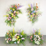 Artificial Flowers Arrangements Manufacturer - TH1490 Durable Outdoor for Window Floor and Aisle Wedding
