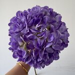 Artificial Hydrangea Manufacturer - CM-DC039 Fast Shipping Silk Large Head Blue for Wedding Centerpieces