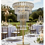 Acrylic Candelabra Manufacturer - Elegant 5 Arm Tall Candle Holders for Wedding Centerpieces Wholesale
