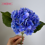 Artificial Hydrangea Manufacturer - DC112 Real Touch Blue for Wedding Table Centerpieces