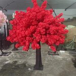 Artificial Cherry Blossom Tree Manufacturer - 4ft to 6ft Outdoor Red Silk Japanese for Decoration