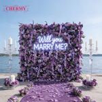 Artificial Flower Wall Backdrop Manufacturer - Wholesale Price Green for Wedding Decoration