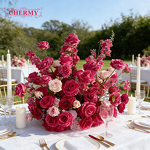 Artificial Aisle Flower Manufacturer - 2026 New 70cm Pink Table for Wedding Party Wholesale