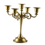 Metal Candelabra Manufacturer - 5 Arm for Weddings Table Centerpieces Taper Luxury Candles Holder