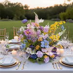 Artificial Aisle Flower Manufacturer - 2026 New Purple for Wedding Walkway Table Decoration