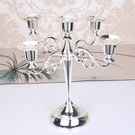 Metal Candelabra Manufacturer - 5 Arm for Weddings Table Centerpieces Taper Luxury Candles Holder