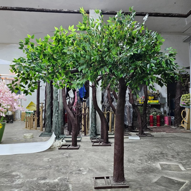 Artificial Ficus Tree Manufacturer - 4ft to 6ft Wholesale Large Banyan Green for Indoor Home Decor